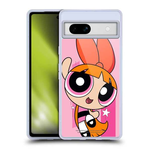 The Powerpuff Girls Graphics Blossom Soft Gel Case for Google Pixel 7a