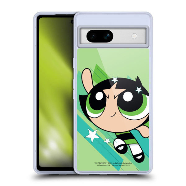 The Powerpuff Girls Graphics Buttercup Soft Gel Case for Google Pixel 7a
