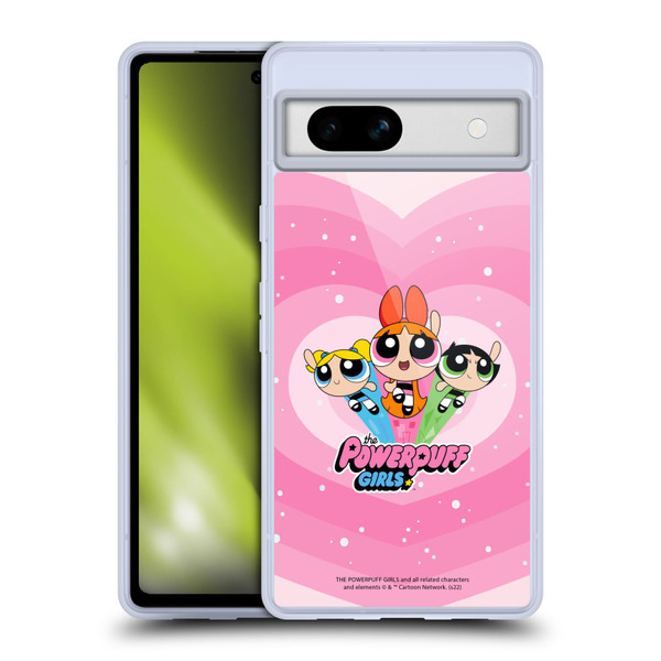 The Powerpuff Girls Graphics Group Soft Gel Case for Google Pixel 7a
