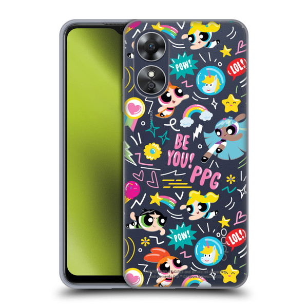 The Powerpuff Girls Graphics Icons Soft Gel Case for OPPO A17