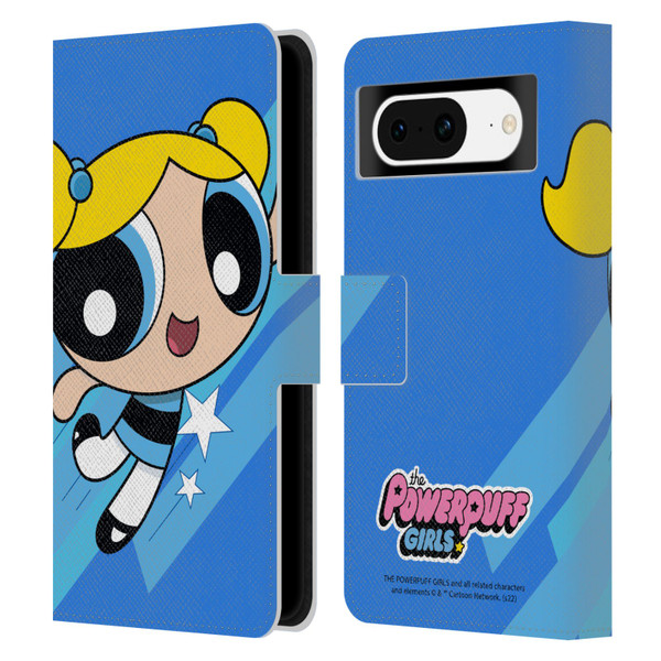 The Powerpuff Girls Graphics Bubbles Leather Book Wallet Case Cover For Google Pixel 8
