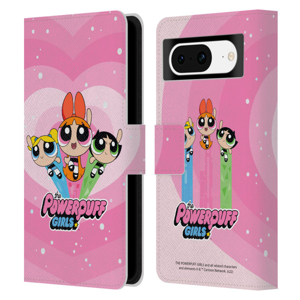 The Powerpuff Girls Graphics Group Leather Book Wallet Case Cover For Google Pixel 8