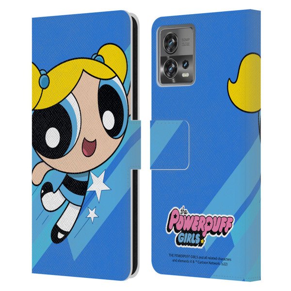 The Powerpuff Girls Graphics Bubbles Leather Book Wallet Case Cover For Motorola Moto Edge 30 Fusion