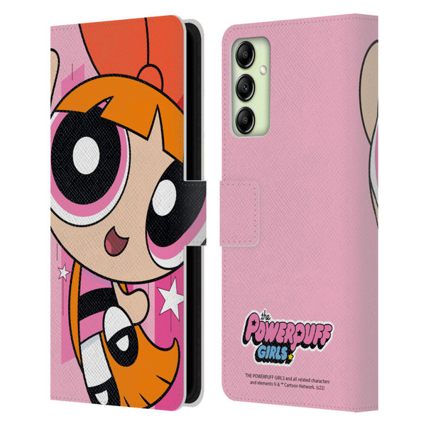 The Powerpuff Girls Graphics Blossom Leather Book Wallet Case Cover For Samsung Galaxy A14 5G
