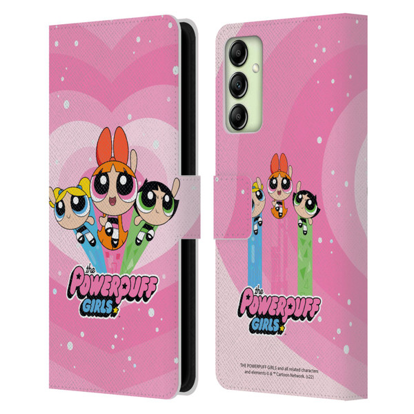 The Powerpuff Girls Graphics Group Leather Book Wallet Case Cover For Samsung Galaxy A14 5G