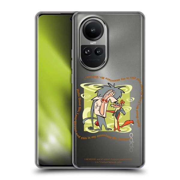I Am Weasel. Graphics Hello Good Sir Soft Gel Case for OPPO Reno10 5G / Reno10 Pro 5G