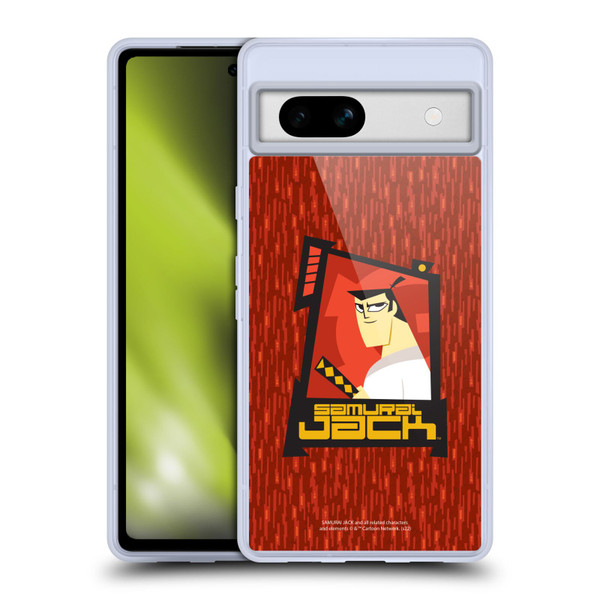 Samurai Jack Graphics Character Art 2 Soft Gel Case for Google Pixel 7a