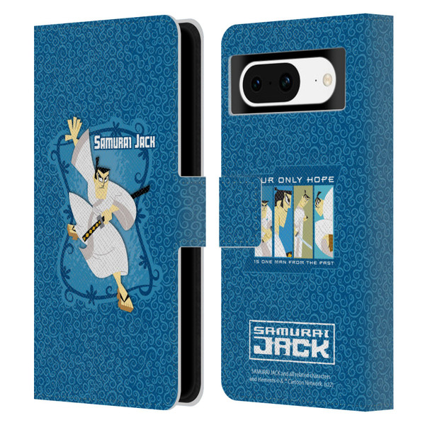 Samurai Jack Graphics Character Art 1 Leather Book Wallet Case Cover For Google Pixel 8