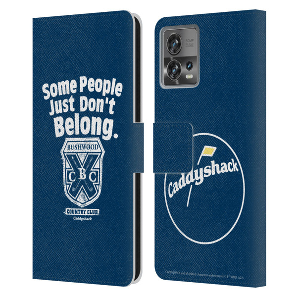 Caddyshack Graphics Some People Just Don't Belong Leather Book Wallet Case Cover For Motorola Moto Edge 30 Fusion