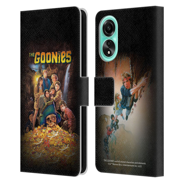 The Goonies Graphics Poster Leather Book Wallet Case Cover For OPPO A78 4G