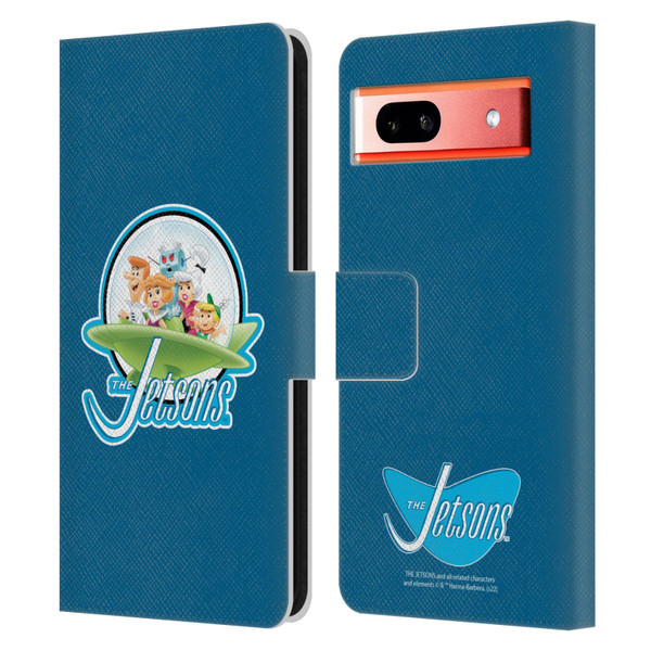 The Jetsons Graphics Logo Leather Book Wallet Case Cover For Google Pixel 7a