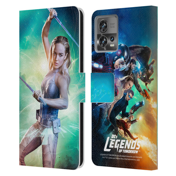 Legends Of Tomorrow Graphics Sara Lance Leather Book Wallet Case Cover For Motorola Moto Edge 30 Fusion