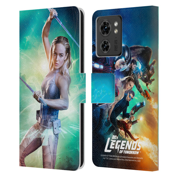 Legends Of Tomorrow Graphics Sara Lance Leather Book Wallet Case Cover For Motorola Moto Edge 40