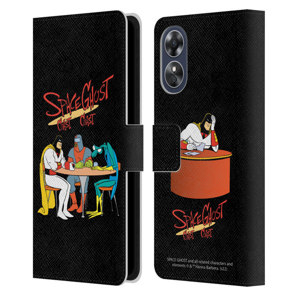 Space Ghost Coast to Coast Graphics Group Leather Book Wallet Case Cover For OPPO A17