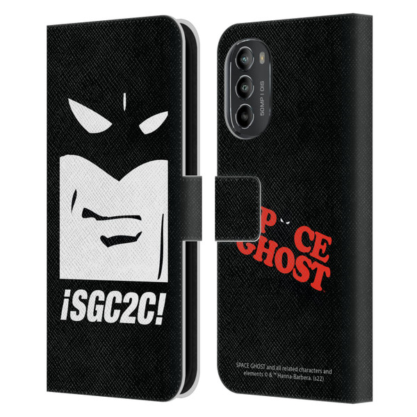 Space Ghost Coast to Coast Graphics Space Ghost Leather Book Wallet Case Cover For Motorola Moto G82 5G