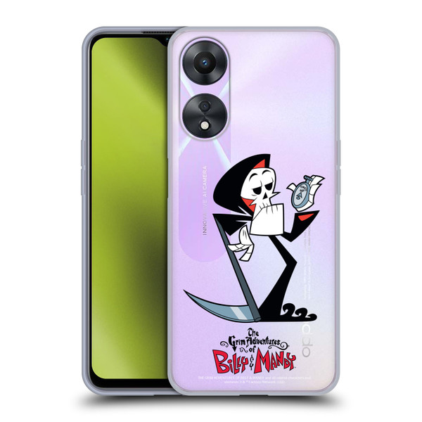 The Grim Adventures of Billy & Mandy Graphics Grim Soft Gel Case for OPPO A78 5G