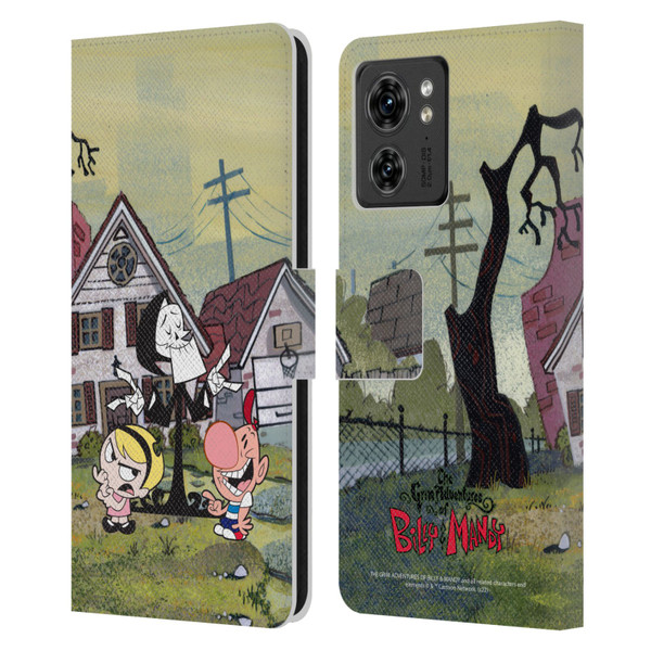 The Grim Adventures of Billy & Mandy Graphics Poster Leather Book Wallet Case Cover For Motorola Moto Edge 40