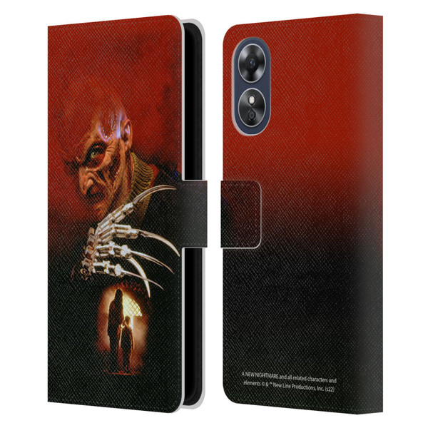 A Nightmare On Elm Street: New Nightmare Graphics Poster Leather Book Wallet Case Cover For OPPO A17