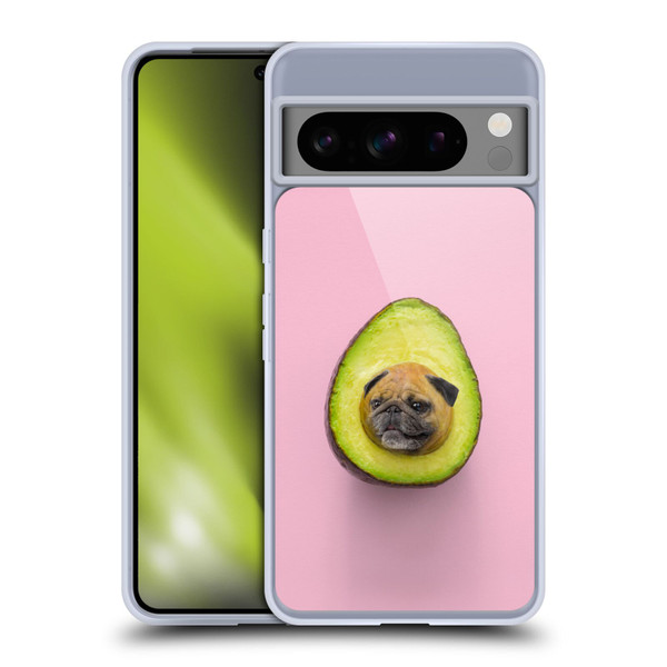 Pixelmated Animals Surreal Pets Pugacado Soft Gel Case for Google Pixel 8 Pro