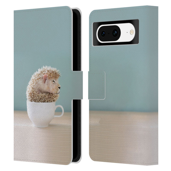 Pixelmated Animals Surreal Pets Lionhog Leather Book Wallet Case Cover For Google Pixel 8
