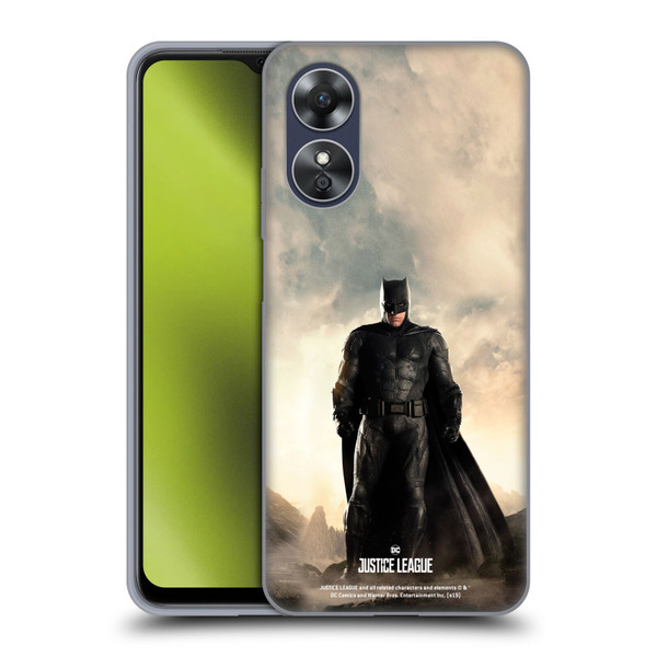 Justice League Movie Character Posters Batman Soft Gel Case for OPPO A17