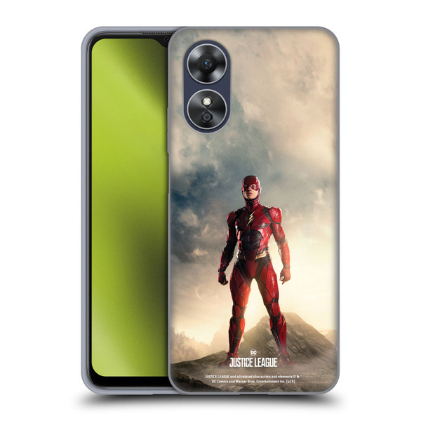 Justice League Movie Character Posters The Flash Soft Gel Case for OPPO A17