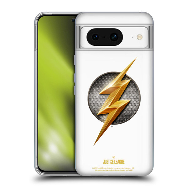 Justice League Movie Logos The Flash Soft Gel Case for Google Pixel 8