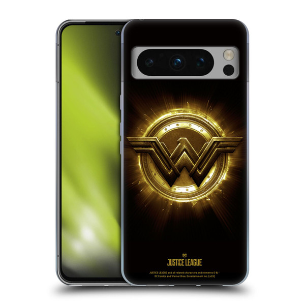 Justice League Movie Logos Wonder Woman 2 Soft Gel Case for Google Pixel 8 Pro