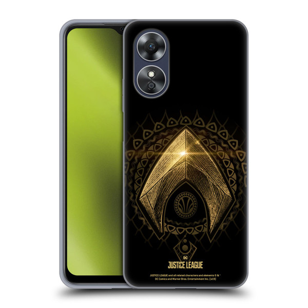 Justice League Movie Logos Aquaman 2 Soft Gel Case for OPPO A17
