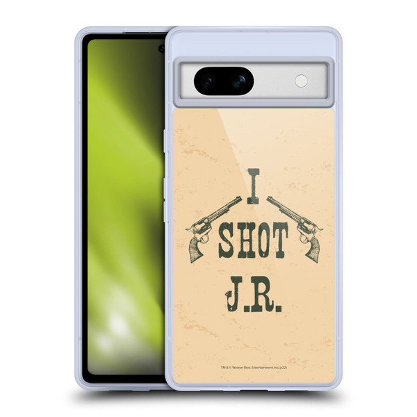 Dallas: Television Series Graphics Typography Soft Gel Case for Google Pixel 7a