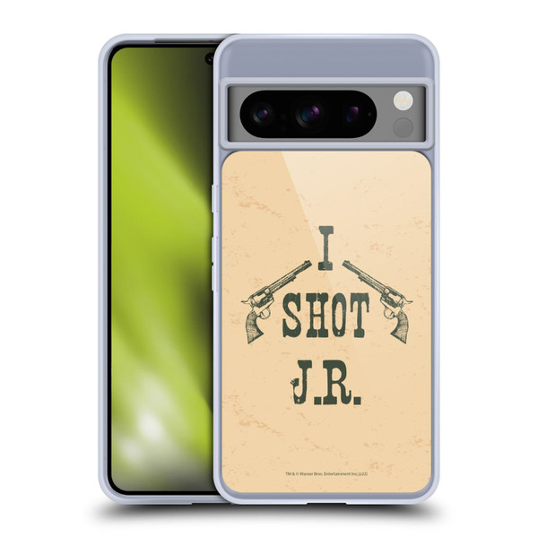 Dallas: Television Series Graphics Typography Soft Gel Case for Google Pixel 8 Pro