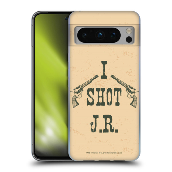 Dallas: Television Series Graphics Typography Soft Gel Case for Google Pixel 8 Pro