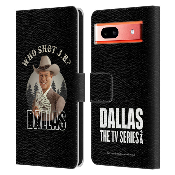 Dallas: Television Series Graphics Character Leather Book Wallet Case Cover For Google Pixel 7a