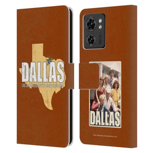 Dallas: Television Series Graphics Quote Leather Book Wallet Case Cover For Motorola Moto Edge 40