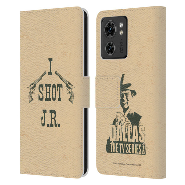 Dallas: Television Series Graphics Typography Leather Book Wallet Case Cover For Motorola Moto Edge 40
