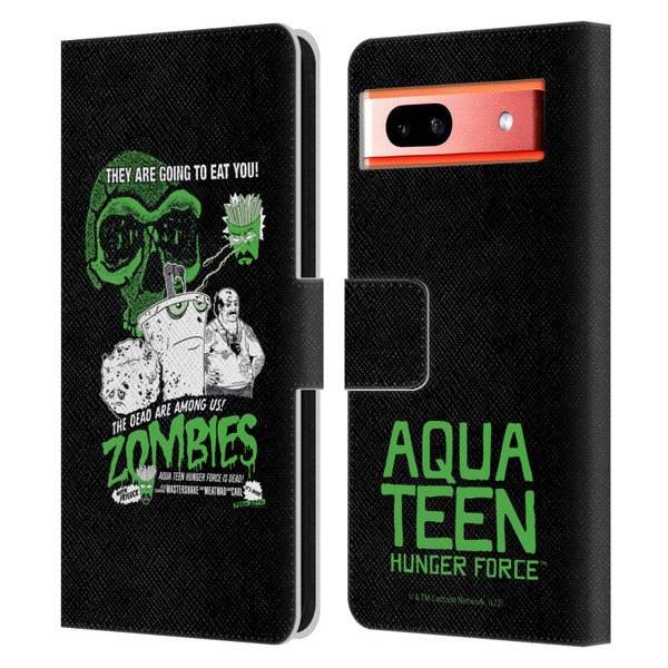Aqua Teen Hunger Force Graphics They Are Going To Eat You Leather Book Wallet Case Cover For Google Pixel 7a