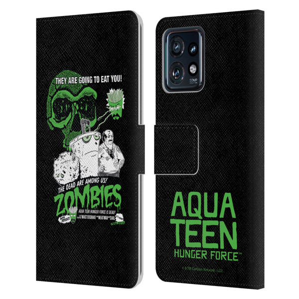 Aqua Teen Hunger Force Graphics They Are Going To Eat You Leather Book Wallet Case Cover For Motorola Moto Edge 40 Pro