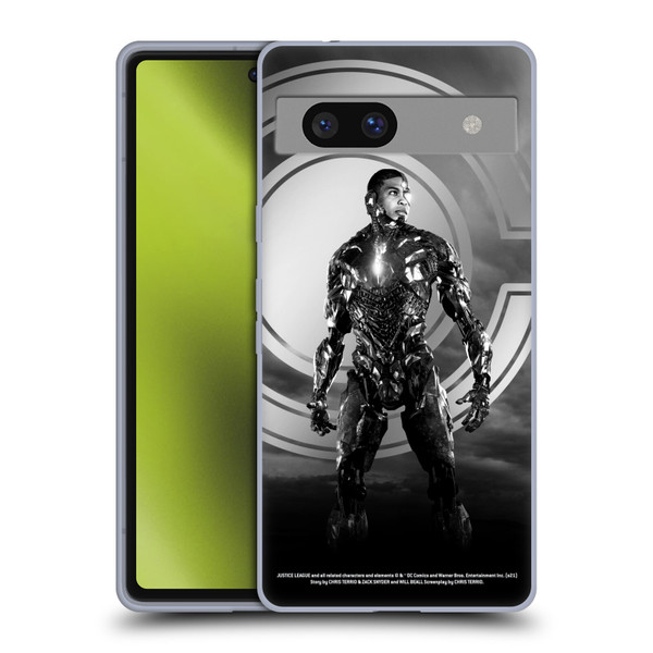 Zack Snyder's Justice League Snyder Cut Character Art Cyborg Soft Gel Case for Google Pixel 7a