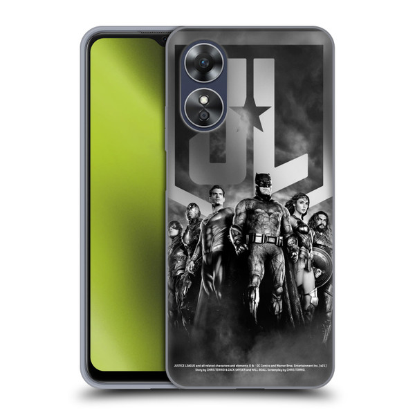 Zack Snyder's Justice League Snyder Cut Character Art Group Logo Soft Gel Case for OPPO A17