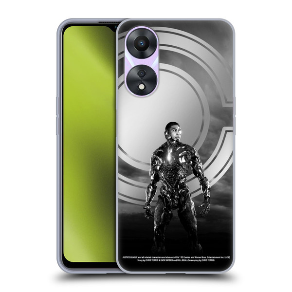 Zack Snyder's Justice League Snyder Cut Character Art Cyborg Soft Gel Case for OPPO A78 5G