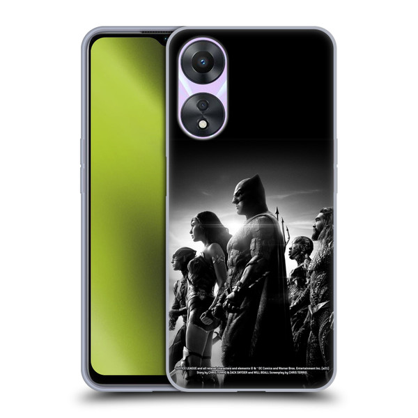 Zack Snyder's Justice League Snyder Cut Character Art Group Soft Gel Case for OPPO A78 5G