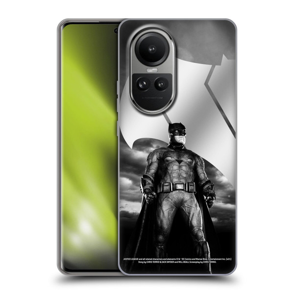 Zack Snyder's Justice League Snyder Cut Character Art Batman Soft Gel Case for OPPO Reno10 5G / Reno10 Pro 5G