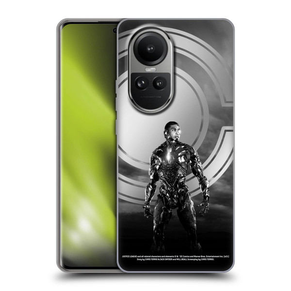 Zack Snyder's Justice League Snyder Cut Character Art Cyborg Soft Gel Case for OPPO Reno10 5G / Reno10 Pro 5G