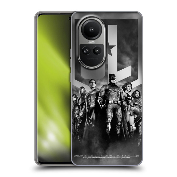 Zack Snyder's Justice League Snyder Cut Character Art Group Logo Soft Gel Case for OPPO Reno10 5G / Reno10 Pro 5G