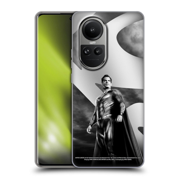 Zack Snyder's Justice League Snyder Cut Character Art Superman Soft Gel Case for OPPO Reno10 5G / Reno10 Pro 5G