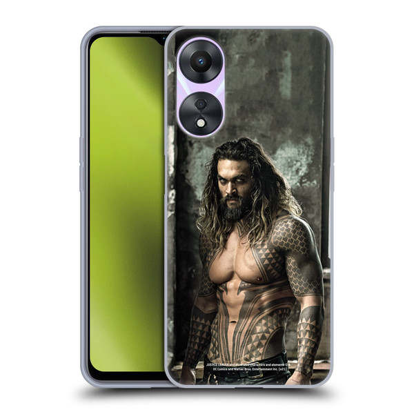 Zack Snyder's Justice League Snyder Cut Photography Aquaman Soft Gel Case for OPPO A78 5G