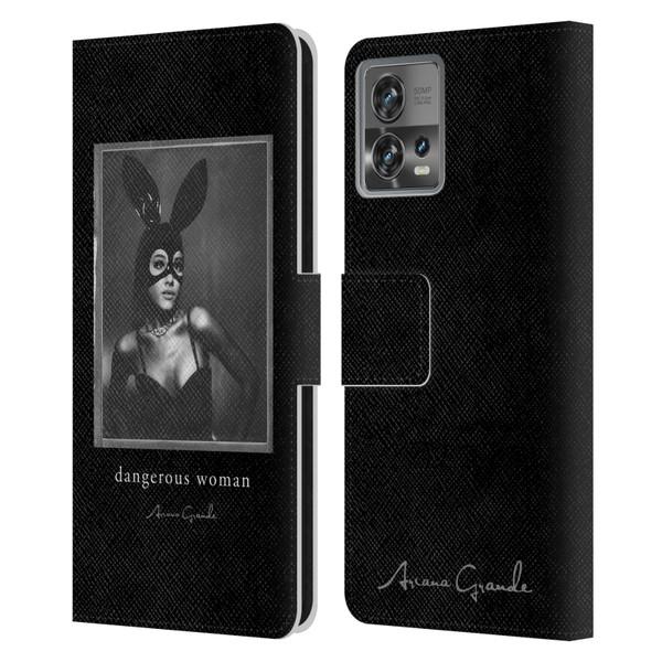 Ariana Grande Dangerous Woman Bunny Leather Book Wallet Case Cover For Motorola Moto Edge 30 Fusion