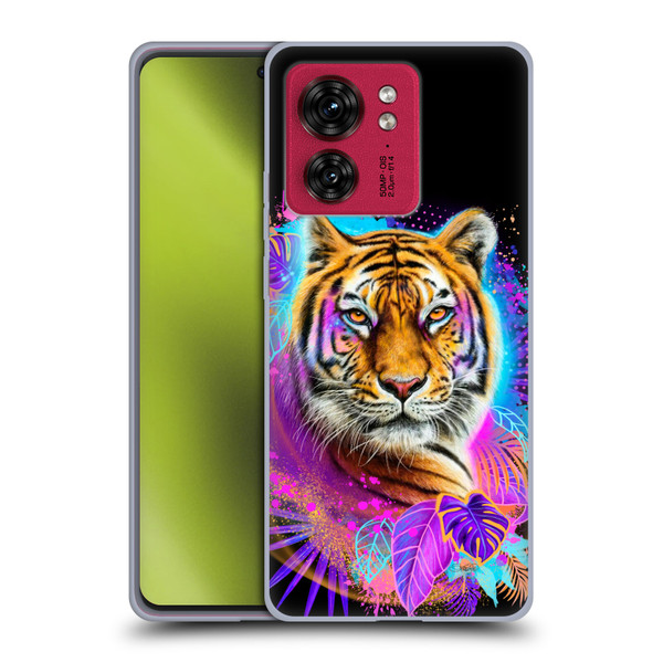 Sheena Pike Big Cats Tiger Spirit Soft Gel Case for Motorola Moto Edge 40