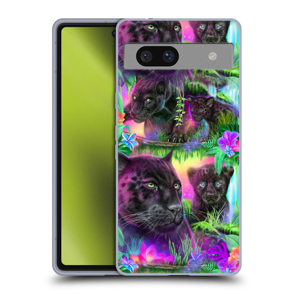Sheena Pike Big Cats Daydream Panthers Soft Gel Case for Google Pixel 7a