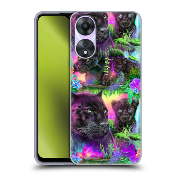 Sheena Pike Big Cats Daydream Panthers Soft Gel Case for OPPO A78 5G
